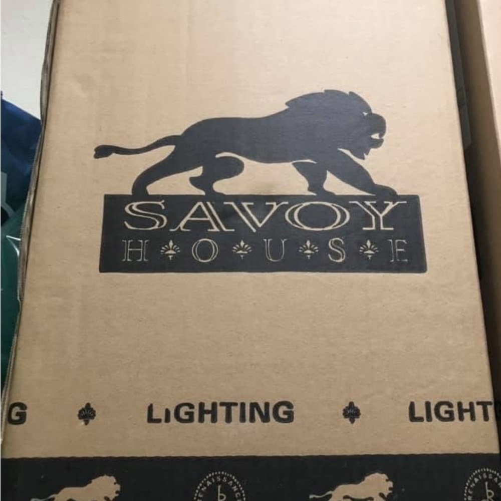 Savoy House Lighting Garvey Pendant English Bronze NWT